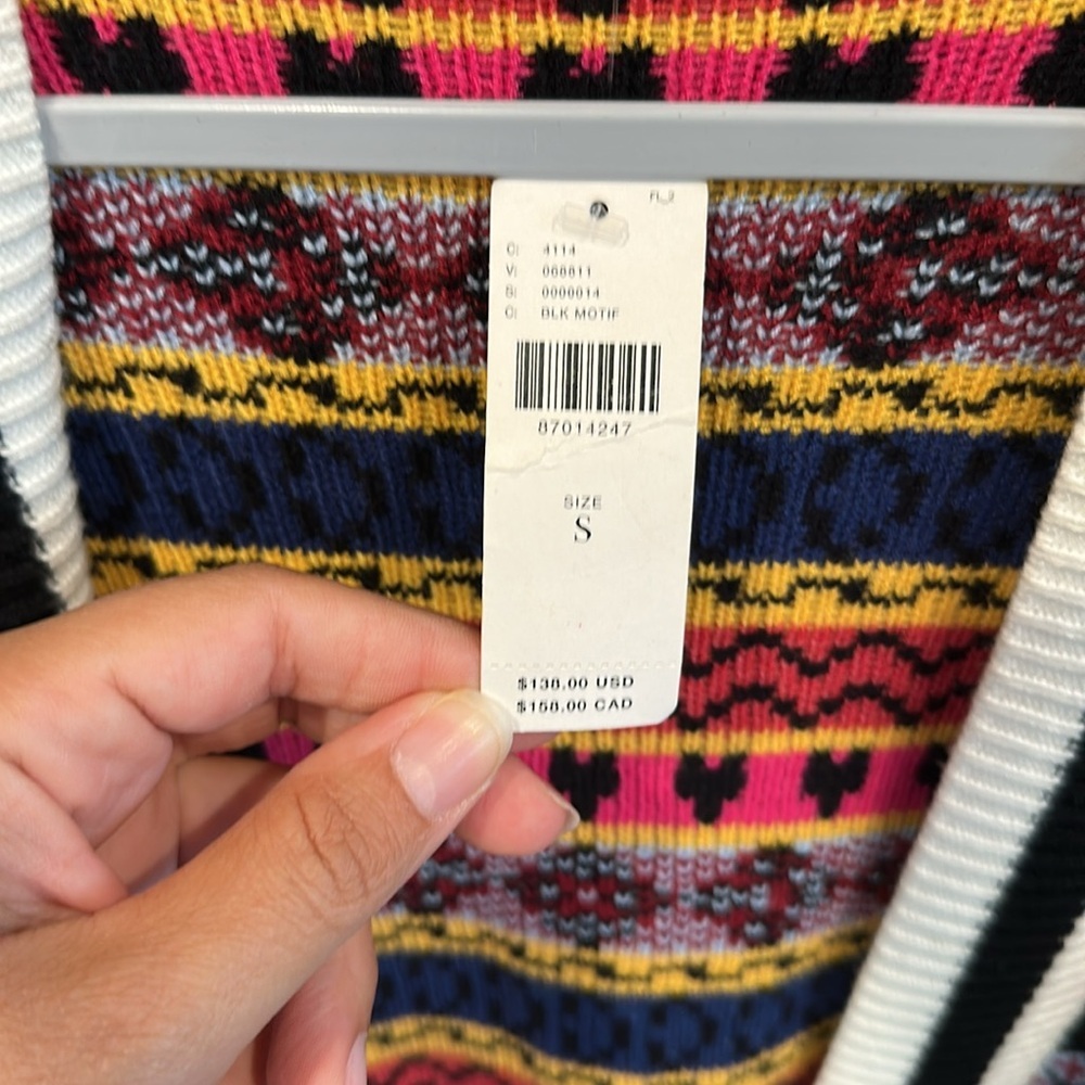 New NWT By Anthropologie Printed Duster Cardigan Sweater - Picture 10 of 10